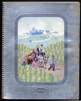 Catalogue Nicolas (Wines) 1933 Jean Hugo, 30 illustrated Pages, Wine Growers, Grapes Harvest, 30 pages