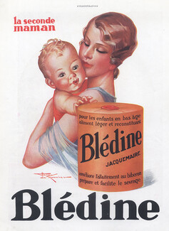Blédine 1931 Baby, Ets Jacquemaire, Henry Le Monnier