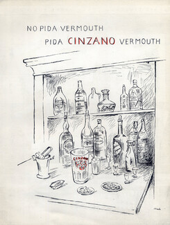 Cinzano (Drinks) 1947 Marie Elisabeth Wrede