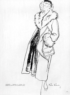Hermès (Couture) 1947 Coat, Pierre Simon