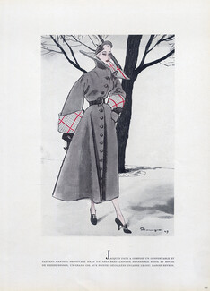 Jacques Fath 1949 Winter Coat, Pierre Mourgue