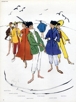 Tom Keogh 1948 Beachwear, Maggy Rouff, Lafaurie, Lelong, Griffe, Molyneux, Summer Trousers