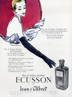 Jean d'Albret (Perfumes) 1954 Ecusson, Pierre Simon