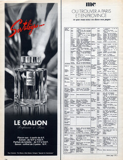 Le Galion (Perfumes) 1966 Sortilège