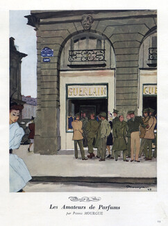 Guerlain (Perfumes) 1945 Store, GI Army Place Vendôme, Rue Saint Honoré, Pierre Mourgue