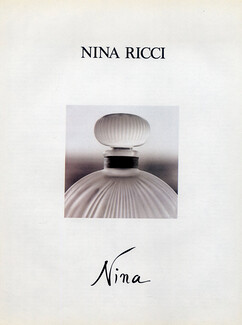 Nina Ricci (Perfumes) 1989 Nina, Photo Dominique Issermann