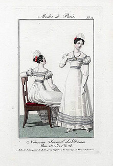 Nouveau Journal des Modes 1821 Mode de Paris N°12