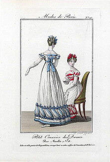 Petit Courrier des Dames 1822 Modes de Paris N°27, Julie Ribault, A. Hubert Lefèvre
