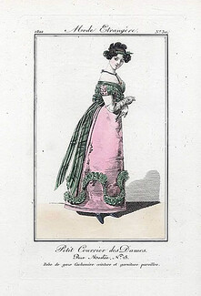 Petit Courrier des Dames 1822 Mode Etrangère N°30, Julie Ribault