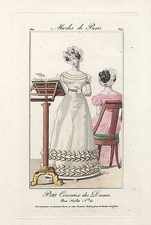 Petit Courrier des Dames 1822 Modes de Paris N°95, Julie Ribault
