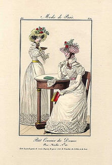 Petit Courrier des Dames 1823 Modes de Paris N°130, Julie Ribault
