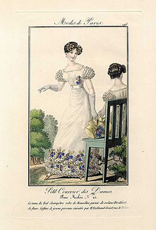 Petit Courrier des Dames 1823 Modes de Paris N°146, Julie Ribault