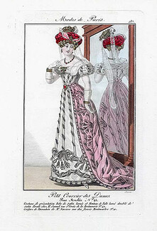 Petit Courrier des Dames 1823 Modes de Paris N°187, Julie Ribault, Barrau