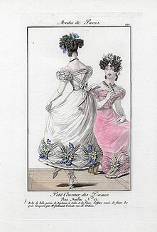 Petit Courrier des Dames 1823 Modes de Paris N°199, Julie Ribault