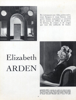 Elizabeth Arden, 1949 - Biography Artist's Career, 6 pages