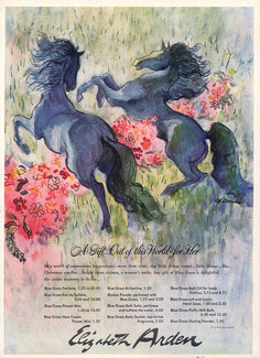 Elizabeth Arden (Cosmetics) 1943 Horses, René Bouché