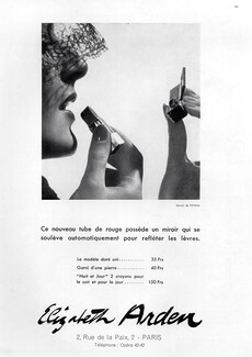 Elizabeth Arden (Cosmetics) 1937 Lipstick possessing a mirror