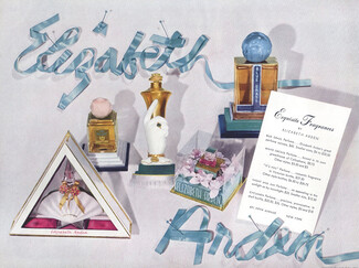 Elizabeth Arden (Perfumes) 1941 Cyclamen, Night and Day, It's You, Blue Grass, White Orchid