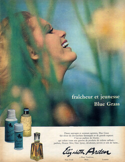 Elizabeth Arden (Cosmetics) 1963 Blue Grass