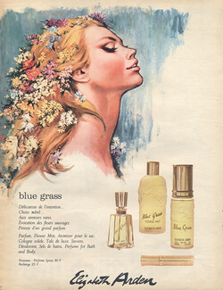 Elizabeth Arden (Perfumes) 1965 Blue Grass