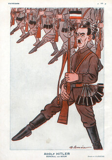A. Barrère 1930 Adolf Hitler, Caricature