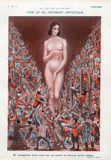 Armand Vallée 1930 Le bal des Quatz'arts, The Artistic Nude