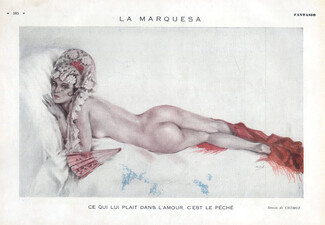 Edouard Chimot 1930 La Marquesa, Nude