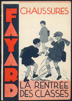 Fayard (Catalog Shoes) 1920s Children, 6 illustrated pages, 6 pages
