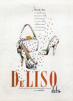 DeLiso (Shoes & Handbag) 1949 Carnival Colors