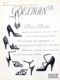 Delman (Shoes) 1949 Blue Belles