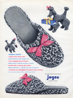 Joyce (slippers) 1951 Poodle Scuffs
