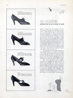Les Souliers..., 1932 - Shoes, Bunting, Hellstern, Donna Greco, Pinet, Phit-Eesi, Raymond de Lavererie, 3 pages