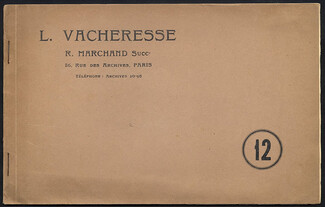 L. Vacheresse (Millinery) Shape and Skullcaps for Hats, 4 pages