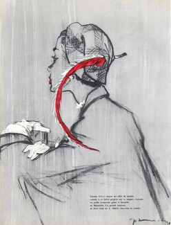 Claude Saint-Cyr, Le Monnier, Rose Valois, Maud et Nano, Jean Barthet 1953 Guy Demachy, 4 illustrated Pages, 4 pages