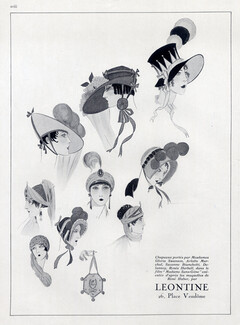Léontine (Millinery) 1924 Gloria Swanson, Arlette Marchal, Suzanne Bianchetti, Delannoy, Renée Herbell