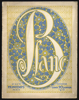 Au Printemps (Catalog "Blanc") 1913 Fashion Children, Lingerie, Apron, 48 illustrated Pages, 48 pages
