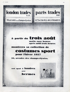Hermès (Sportswear) 1927 Georges Lepape