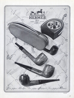 Hermès (Cigarettes,Tobacco Smoking) 1948 Ashtray, Pipes
