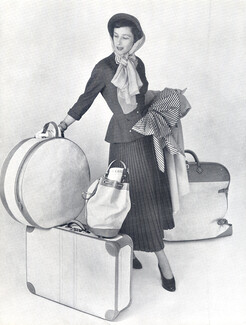 Hermès (Luggage) 1948 Pierre Balmain, Photo Philippe Pottier