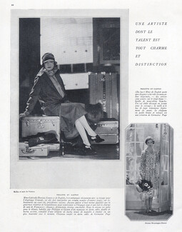 Louis Vuitton (Luggage, Baggage) 1926 Gabrielle Dorziat, Photo George Hoyningen-Huene
