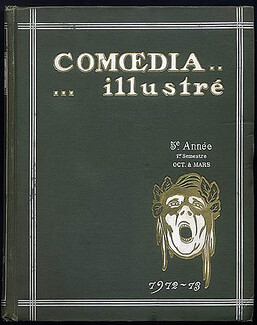 Comoedia Illustré 1912-1913 Editor Volume 12 issues, Léon Bakst, Sarah Bernhardt, Marchesa Luisa Casati, Sacha Guitry