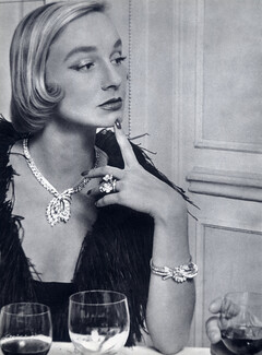 Van Cleef & Arpels 1957 Photo Georges Saad, Christian Dior