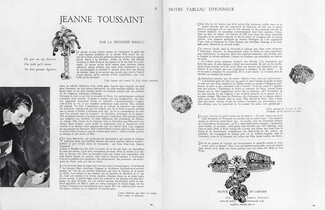 Jeanne Toussaint, 1948 - Cartier (High Jewelry) Portrait, Biography, Text by Princesse Bibesco