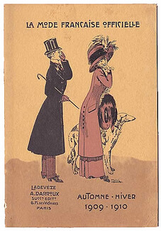 La Mode Française Officielle 1909-1910 Autumn-Winter Mode Masculine Men's Clothing
