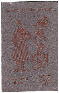 La Mode Française Officielle 1910-1911 Autumn and Winter Mode Masculine Men's Clothing
