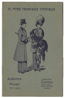 La Mode Française Officielle 1911-1912 Autumn and Winter Mode Masculine Men's Clothing, 16 pages