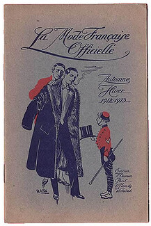 La Mode Française Officielle 1912-1913 Autumn and Winter Mode Masculine Men's Clothing, 16 pages