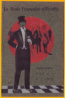 La Mode Française Officielle 1918 Spring and Summer Mode Masculine Men's Clothing