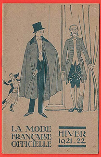 La Mode Française Officielle 1921-1922 Winter Mode Masculine Men's Clothing, 16 pages