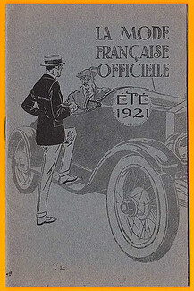 La Mode Française Officielle 1921 Summer Mode Masculine Men's Clothing, 16 pages